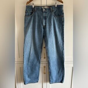 Levi's 559 men jeans relaxed straight medium/light wash denim size 36 x 32
